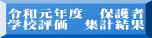 令和元年度　保護者 学校評価　集計結果